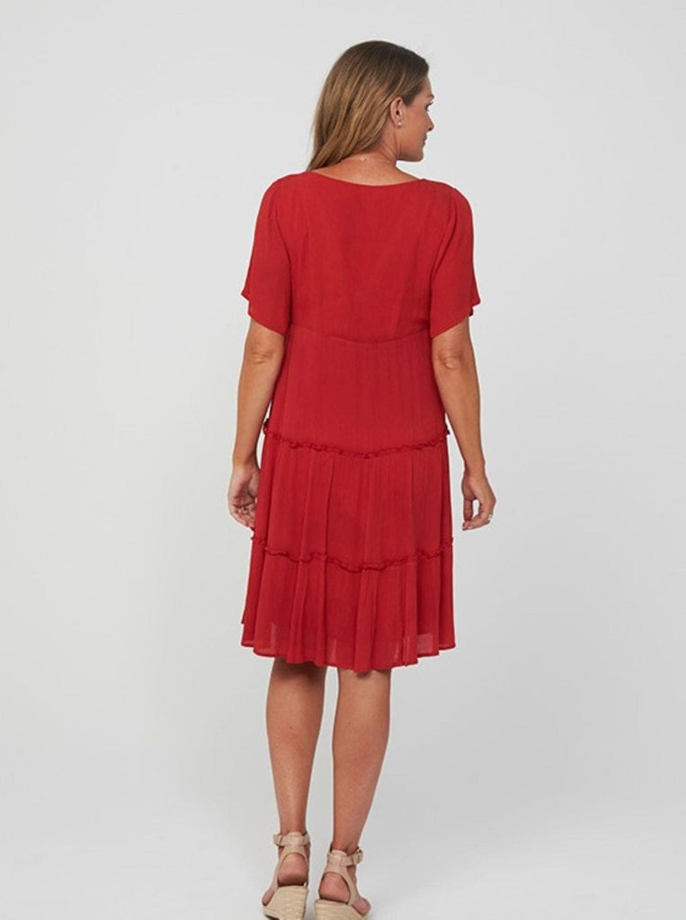 SS2020 Clothing Dress ERICA Dress | Red