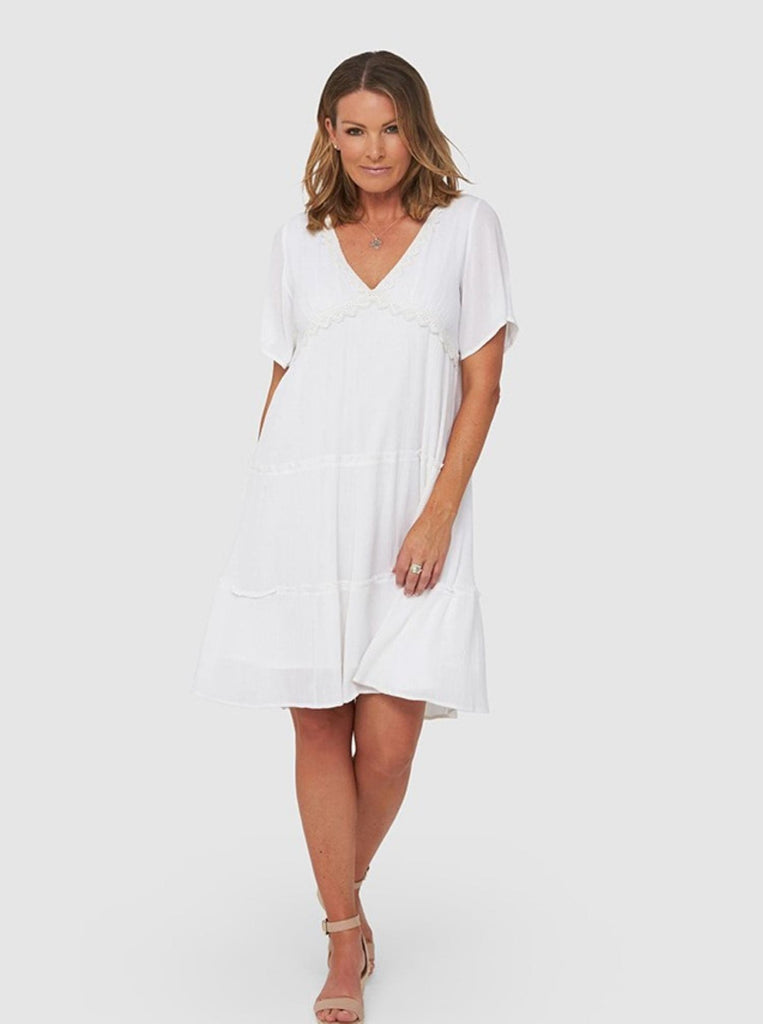 SS2020 Clothing Dress ERICA women Dress | White