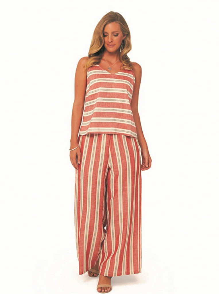 SS2020 Clothing Pants KLARA Pants | Red Stripe