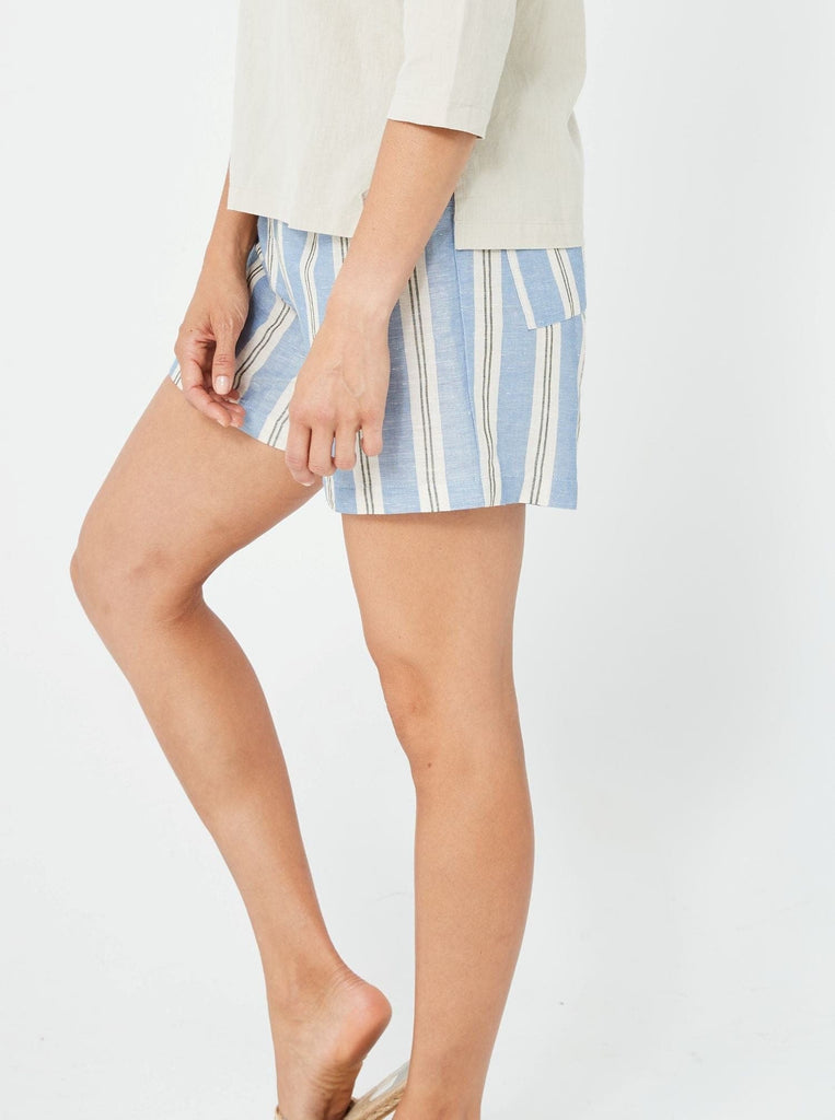 SS2020 Clothing Shorts RITA Shorts | Blue Stripe