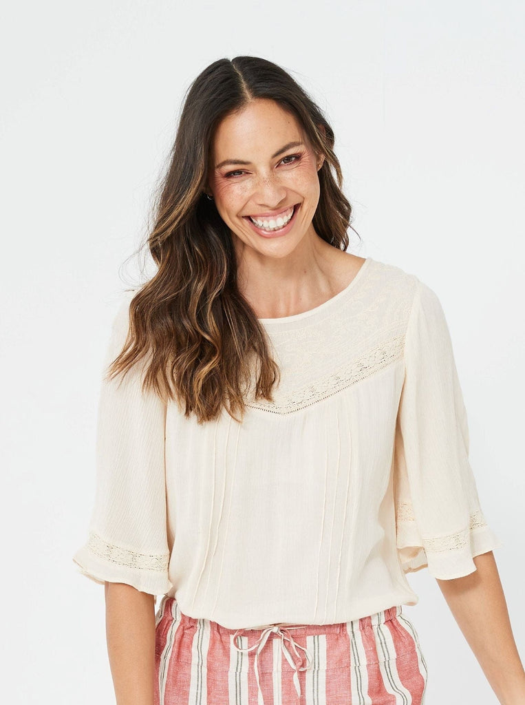SS2020 Clothing Top CECILE Top | Cream