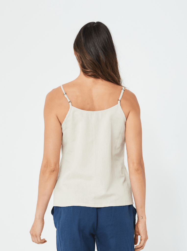 SS2020 Clothing Top CLEO Singlet | Natural