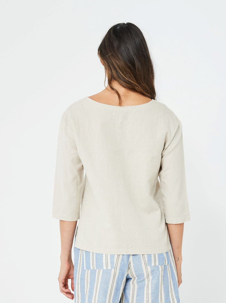 SS2020 Clothing Top SUE Linen Top | Natural