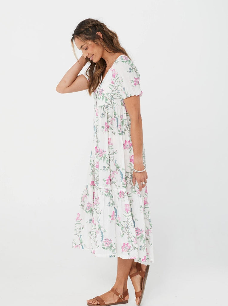 SS2021 Dress Cecilia Dress - Pink Floral/Cotton