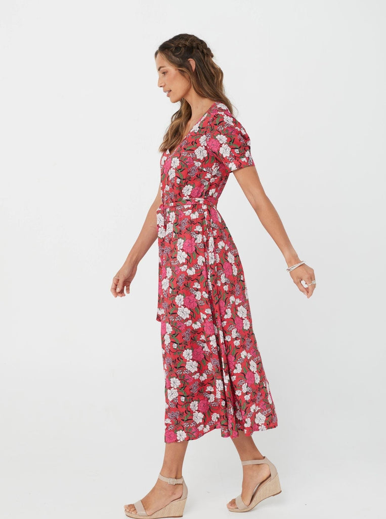 SS2021 Dress Gabrielle Dress - Pink Floral/Viscose