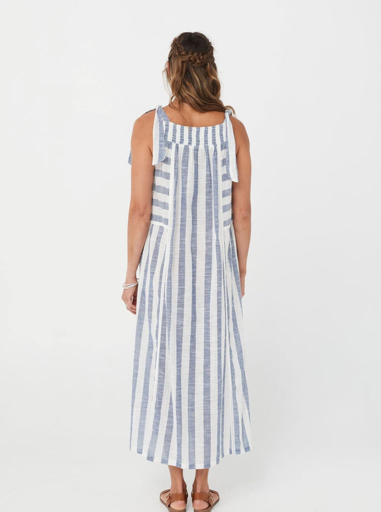 SS2021 Dress Xanta Dress - Blue Stripe/Cotton
