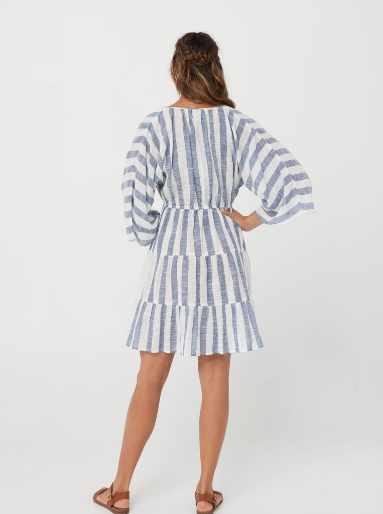 SS2021 Dress Ylva Dress - Blue Stripe/Cotton