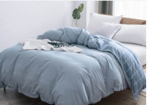 TAIHU SNOW 2021 Cotton Quilt Cover 86" x 94" / Charming Blue 100% Cotton Quilt Cover  86" X 94"  ( 220 cm x 240 cm Super King Size Bed)