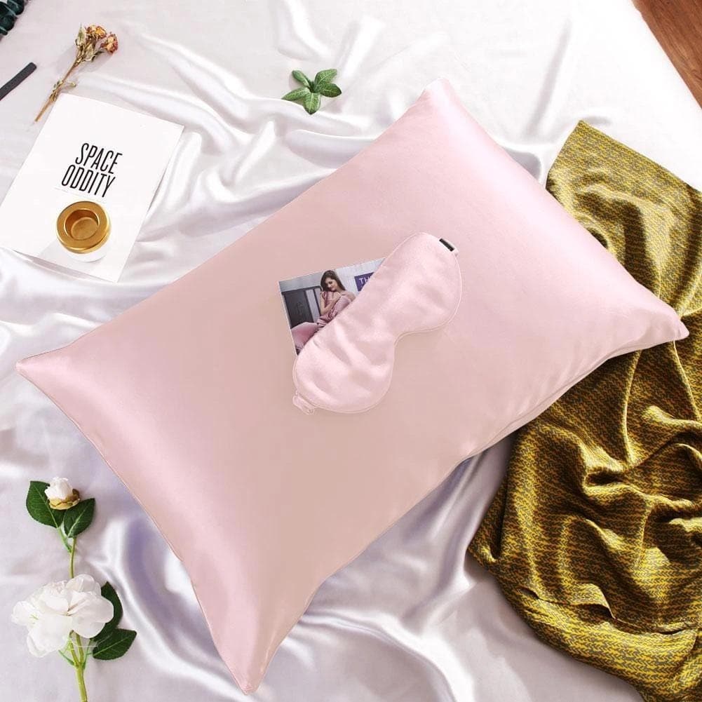 Silk Pillowcase Pink Silk Pillowcase, Stylish and Luxury Silk Pillowcase 