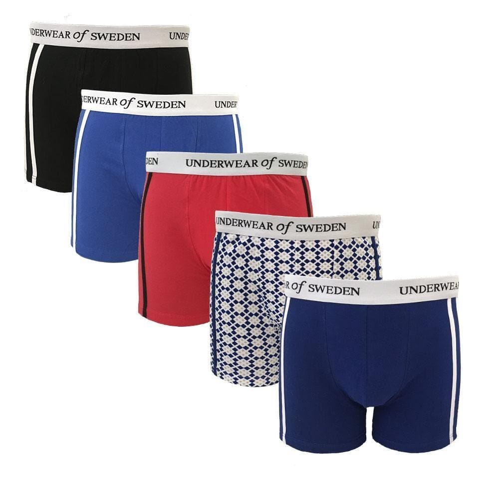 Underwear Of Sweden Boxer Shorts 5 Pack Mens Boxers 5-Pack (Multi)