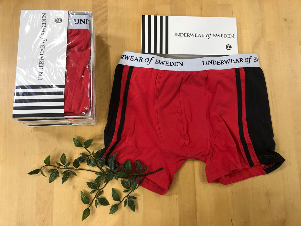 Underwear Of Sweden Boxer Shorts Black/Red / Small / Brushed cotton Elastane Chinese Zodiac - Red & Black Boxer Shorts ( x5 pack)