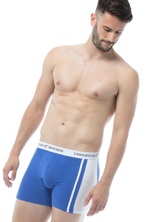 Underwear Of Sweden Boxer Shorts Blue/White / S - 10 Underwear of Sweden Boxer Shorts- Dazzling Blue/White x 3 pack