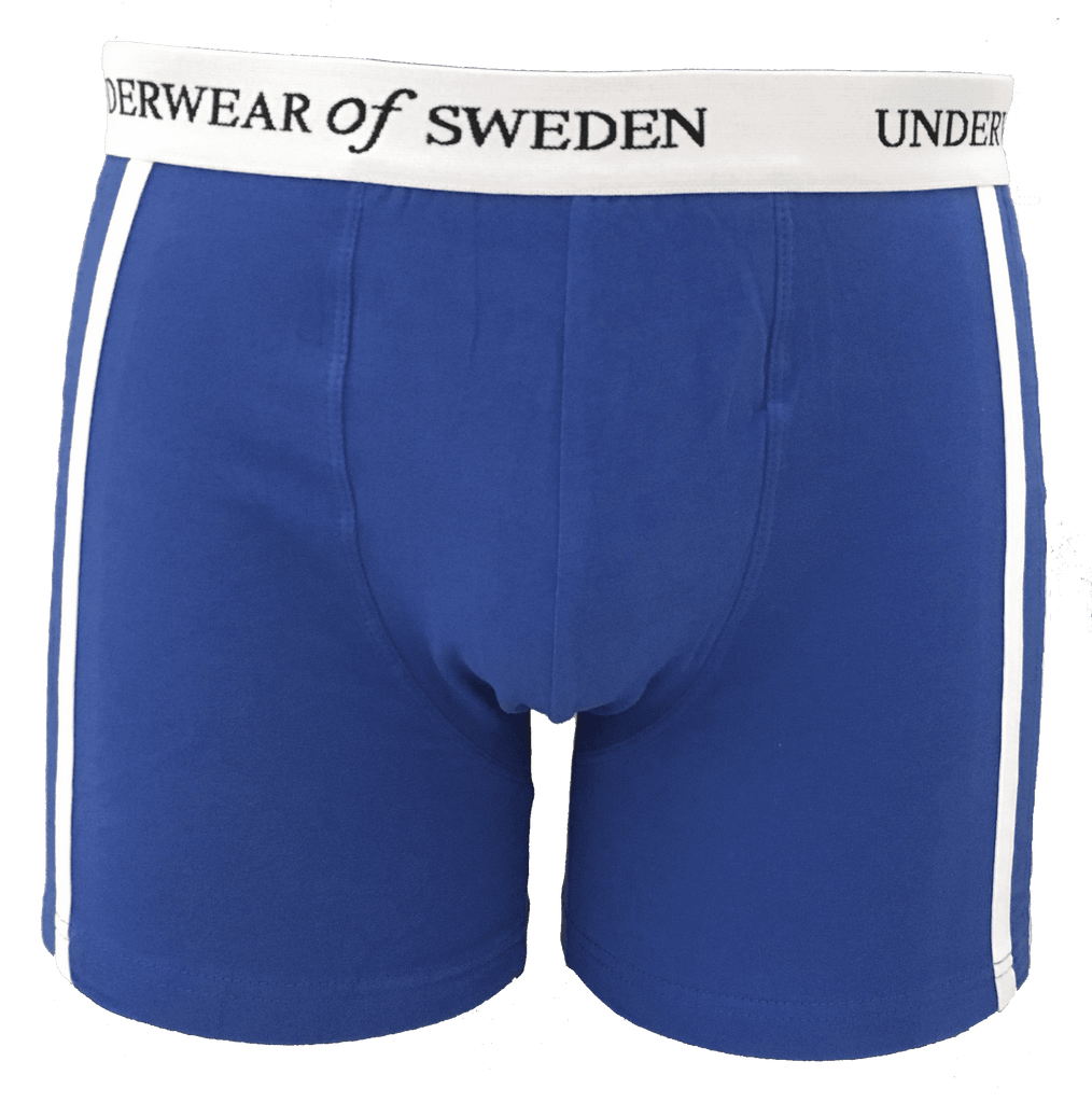 Underwear Of Sweden Boxer Shorts Underwear of Sweden Boxer Shorts- Dazzling Blue/White x 3 pack